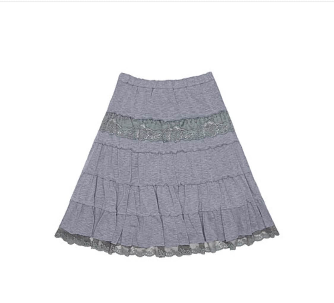 콜로신스 tale midi skirt melange 상품이미지1