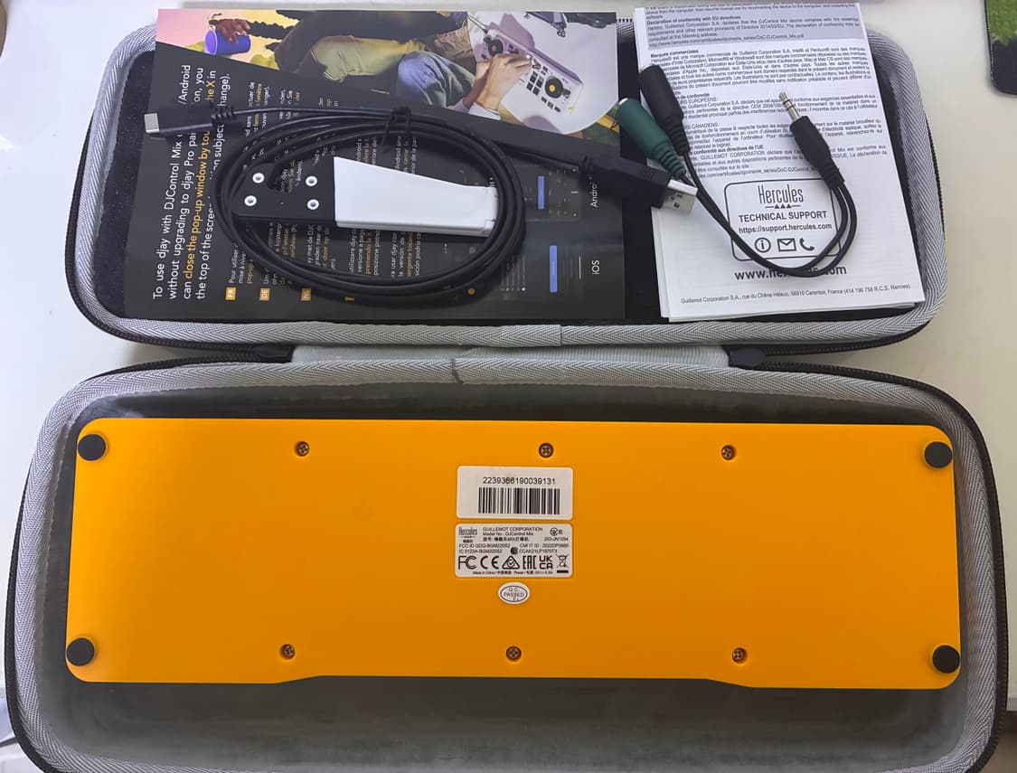 Hercules DJ Mix 콘트롤러 스마트폰 태블릿 블루투스 화이트 상품이미지3