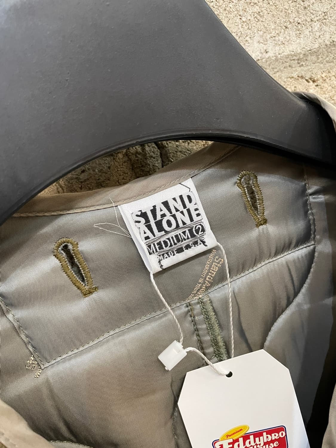 스탠드 얼론 레오파드 퀼팅 자켓  상품이미지8