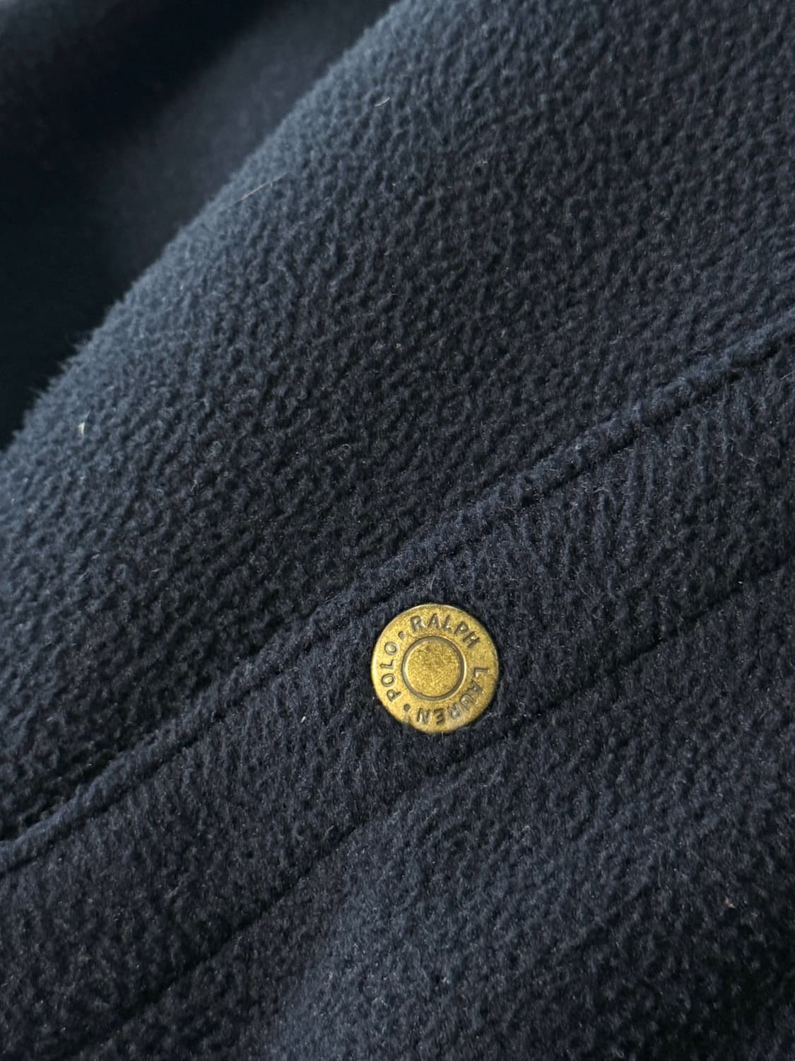 폴로 랄프로렌 00‘s USA 오버핏 딥네이비 플리스 스윙 자켓 상품이미지6