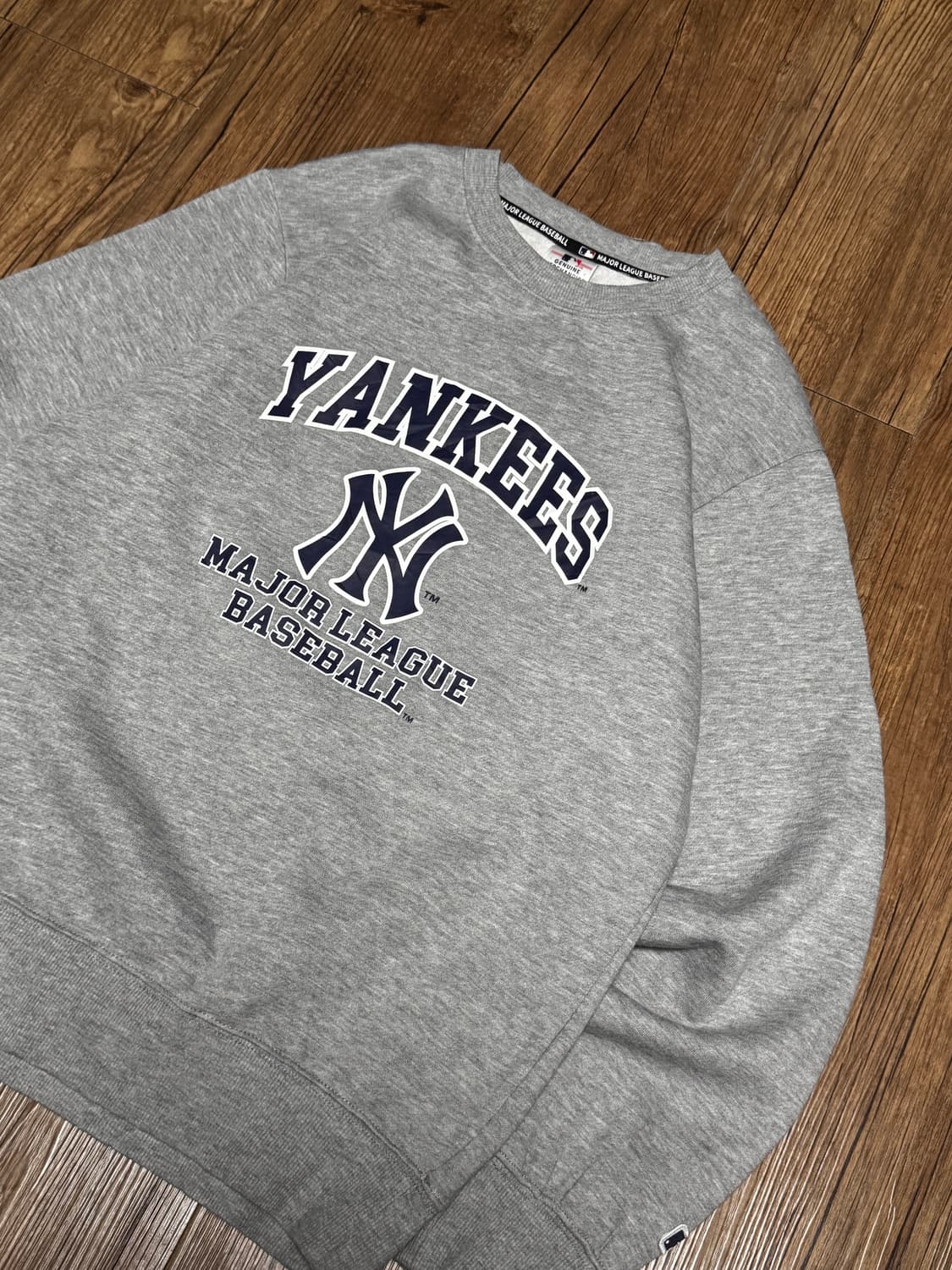 MLB 뉴욕 양키스 프린팅 기모 맨투맨 상품이미지1