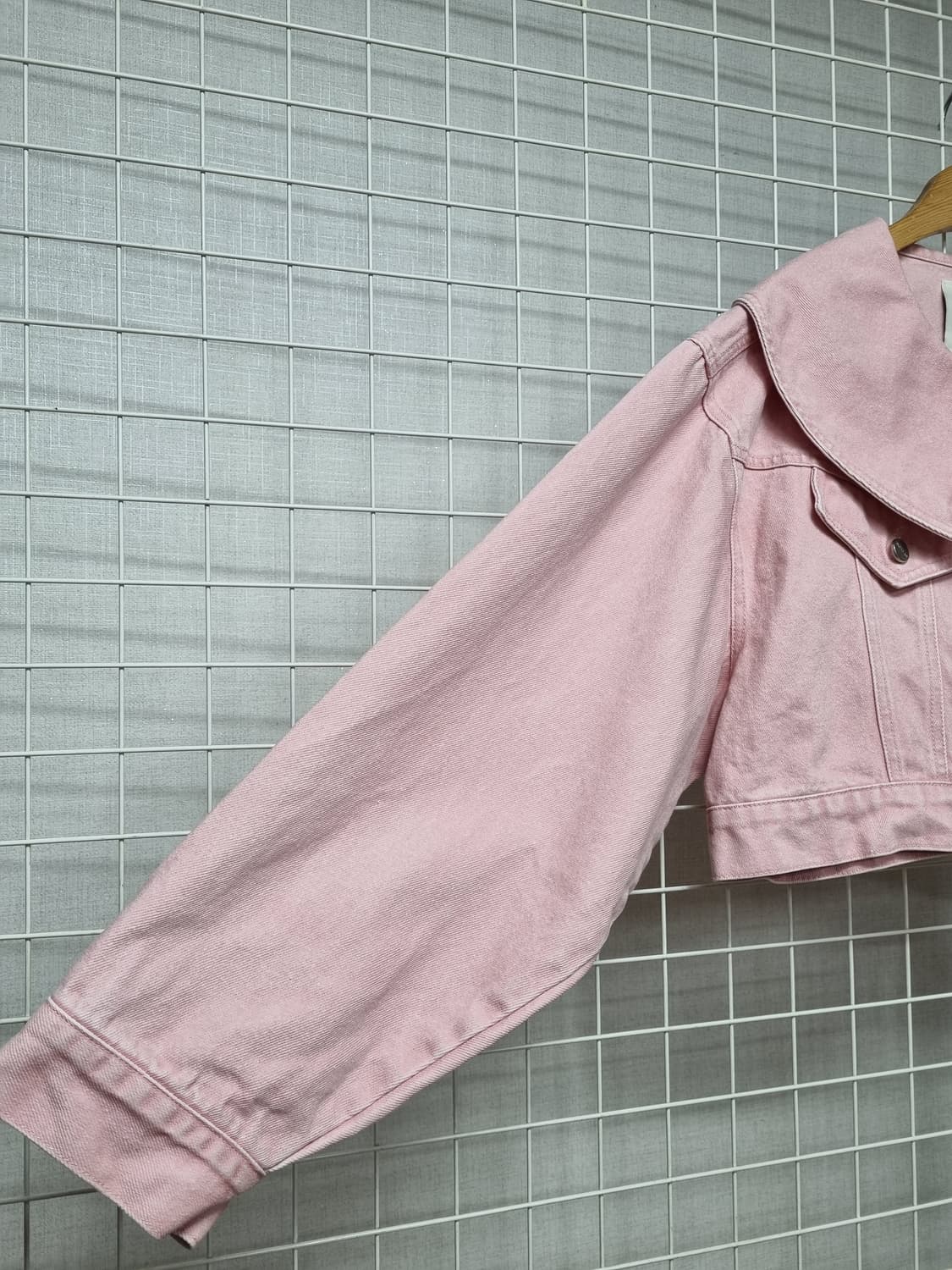 (택포) 바이씨니 바이플로우 세일러카라 오버핏 데님자켓 상품이미지6