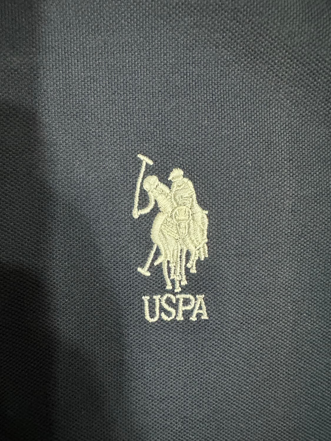 US폴로협회(U.S. POLO ASSN.) 네이비 로고 반팔 카라티 상품이미지3