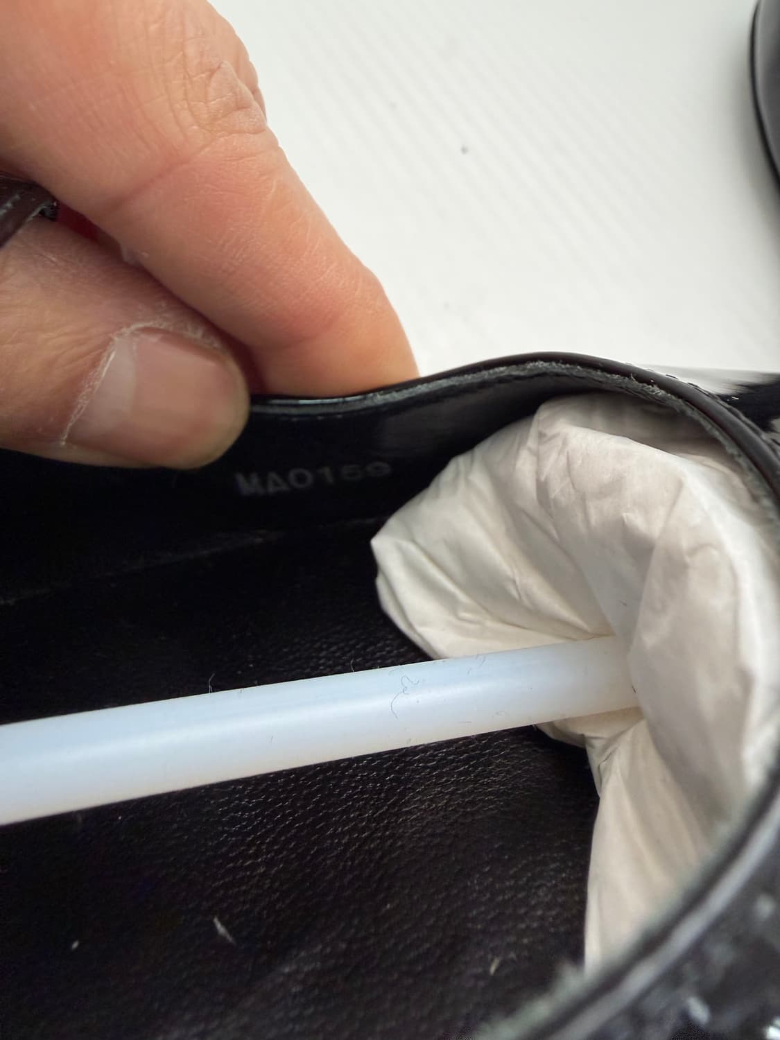 새제품) 루이비통 정품 에나멜 메리제인 플랫 슈즈 37.5 상품이미지9