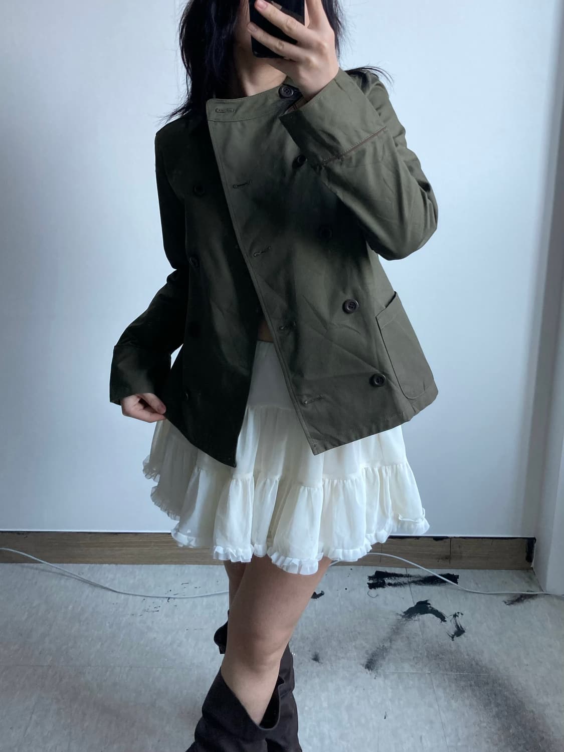 빈티지 더블 버튼 자켓 상품이미지2