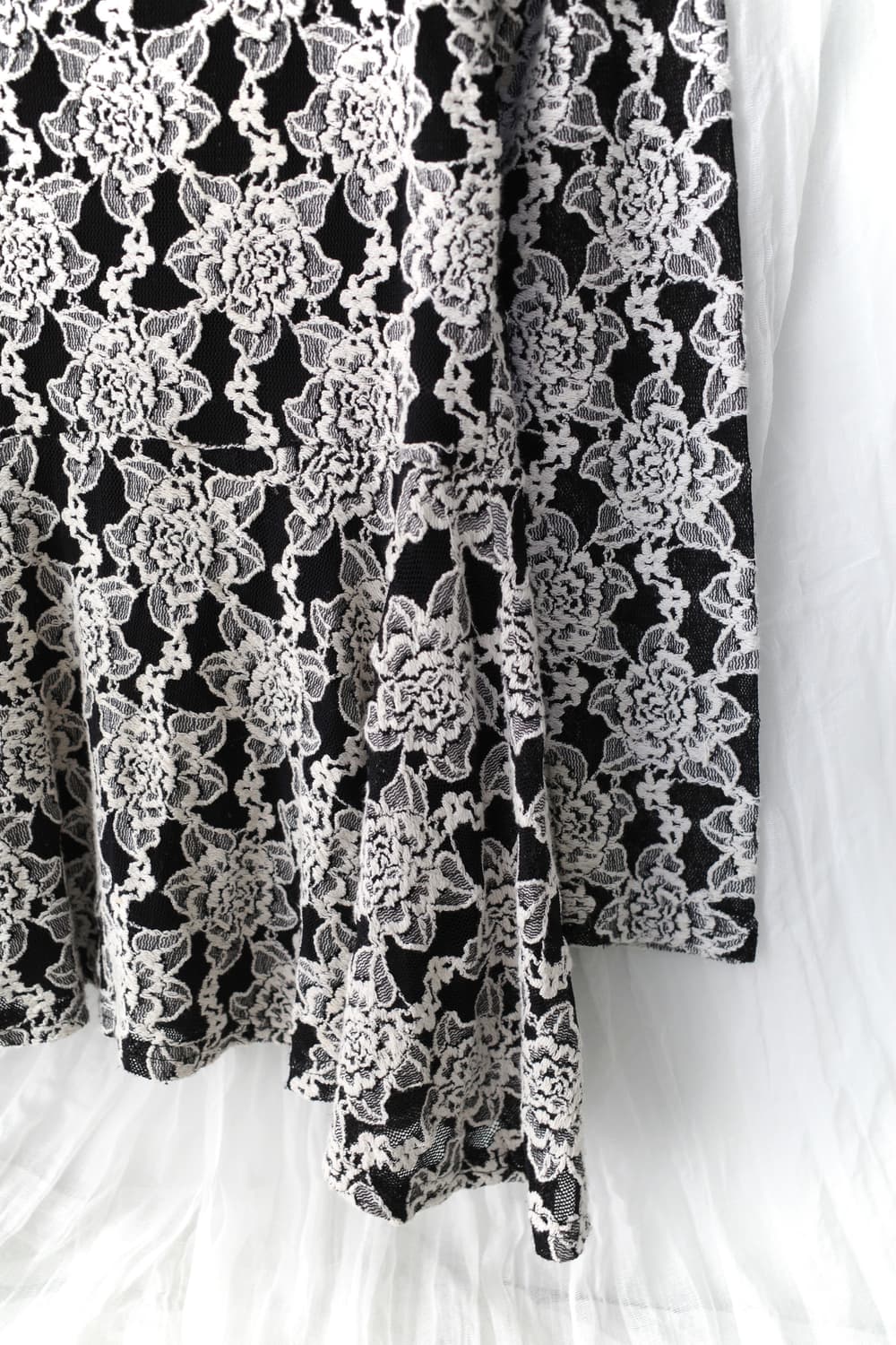 flower flared long sleeve  상품이미지4