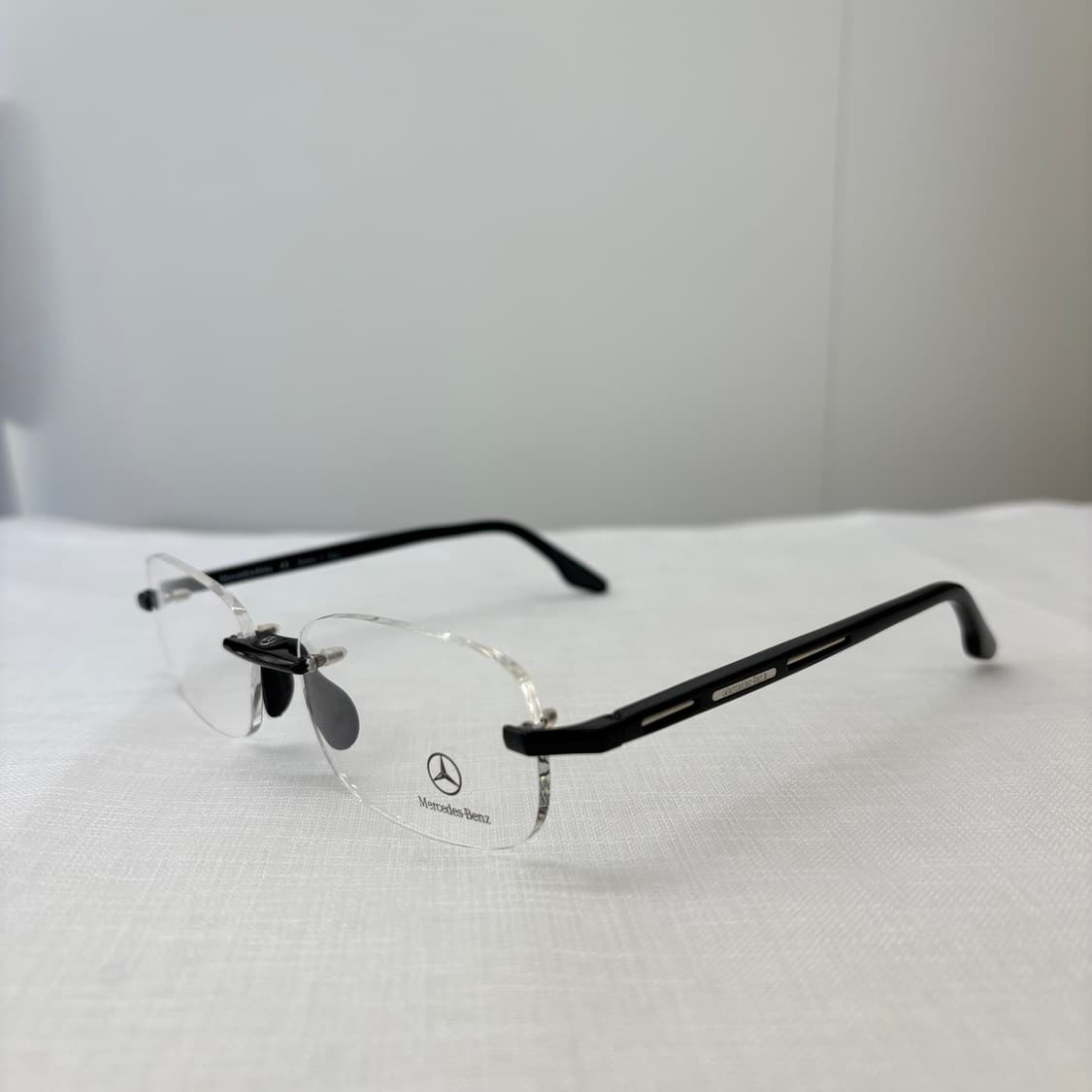 벤츠 블랙 무테 안경 상품이미지3