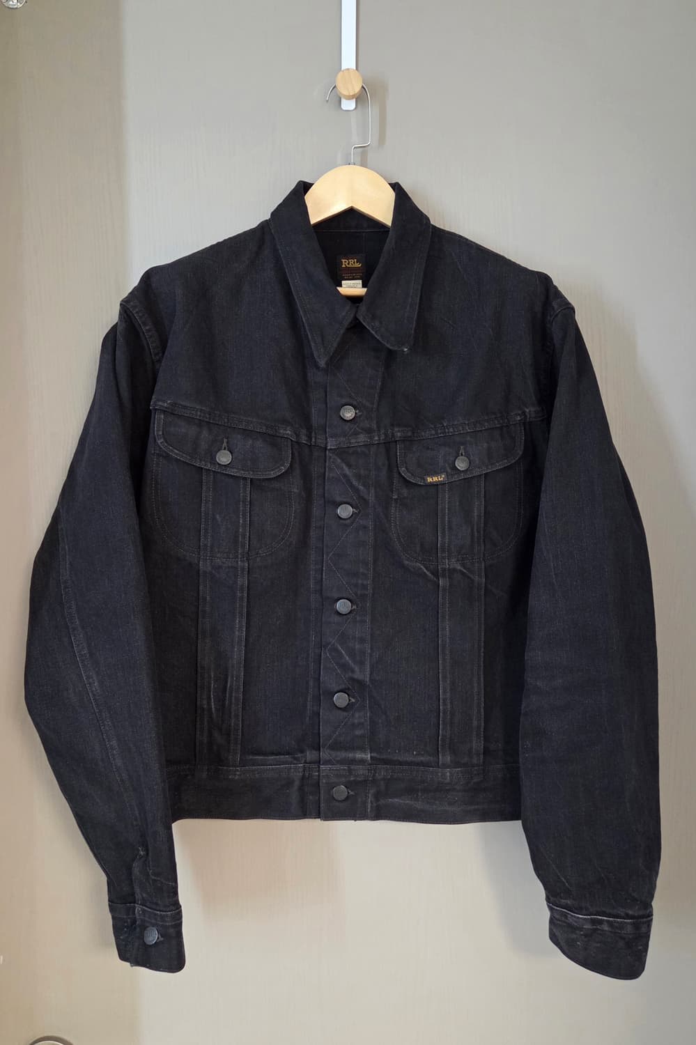 RRL 더블알엘 LOT 271 데님자켓 블랙 XXL 상품이미지1
