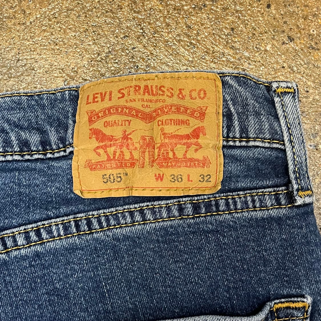 미국빈티지 리바이스 505 청바지 데님팬츠 상품이미지6