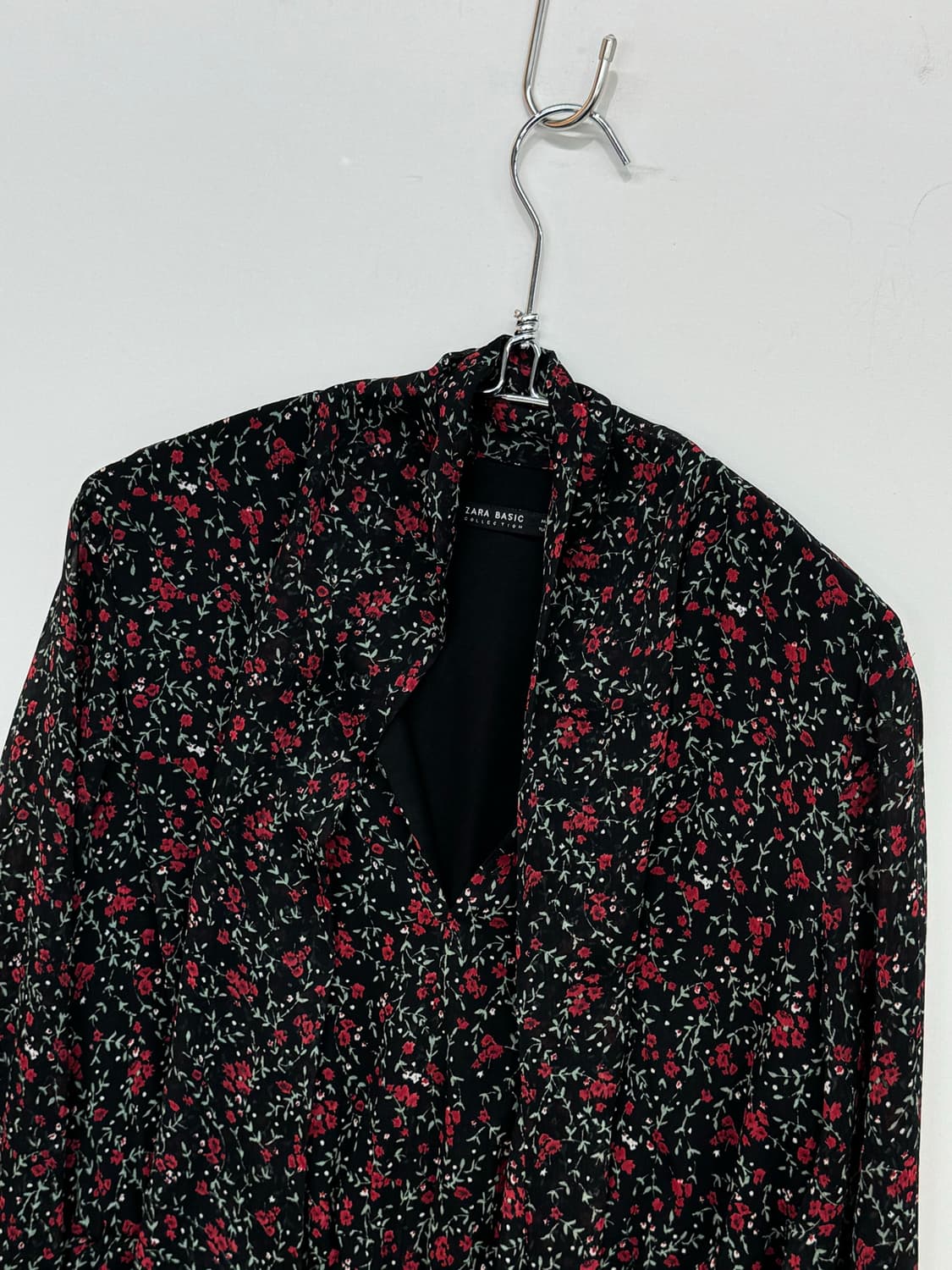 ZARA 꽃무늬 패턴 쉬폰 원피스 상품이미지3