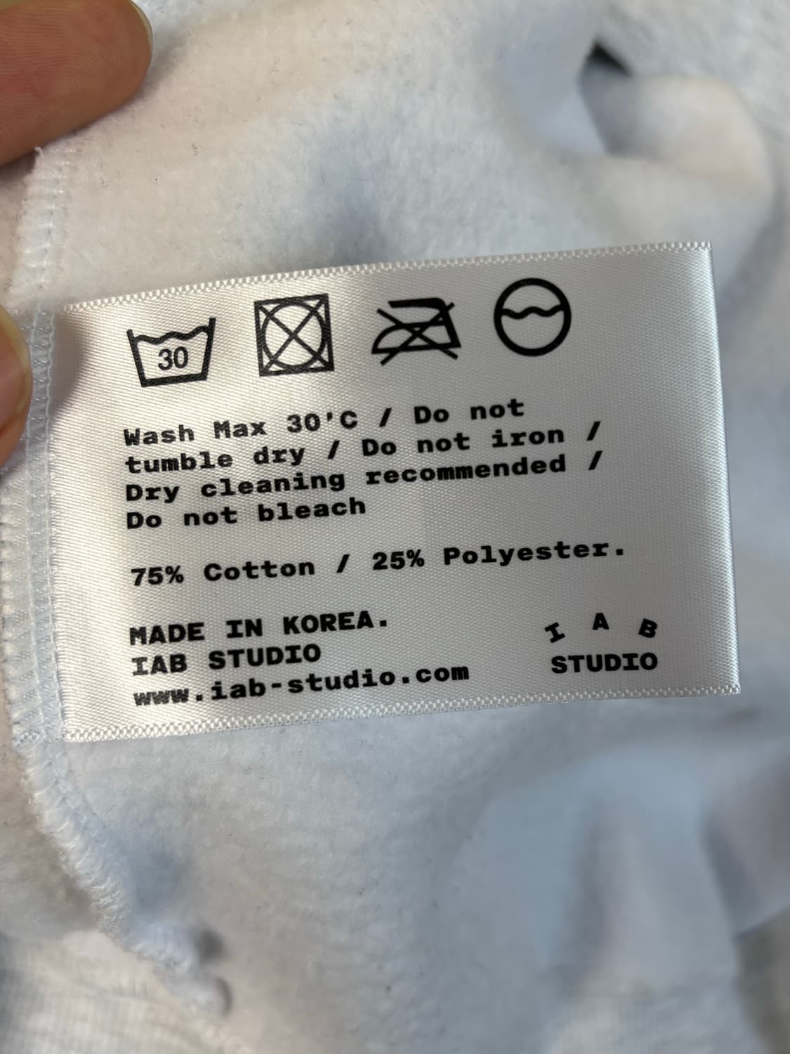 [XL] 아이앱 스튜디오 후드 라이트 그레이 상품이미지5