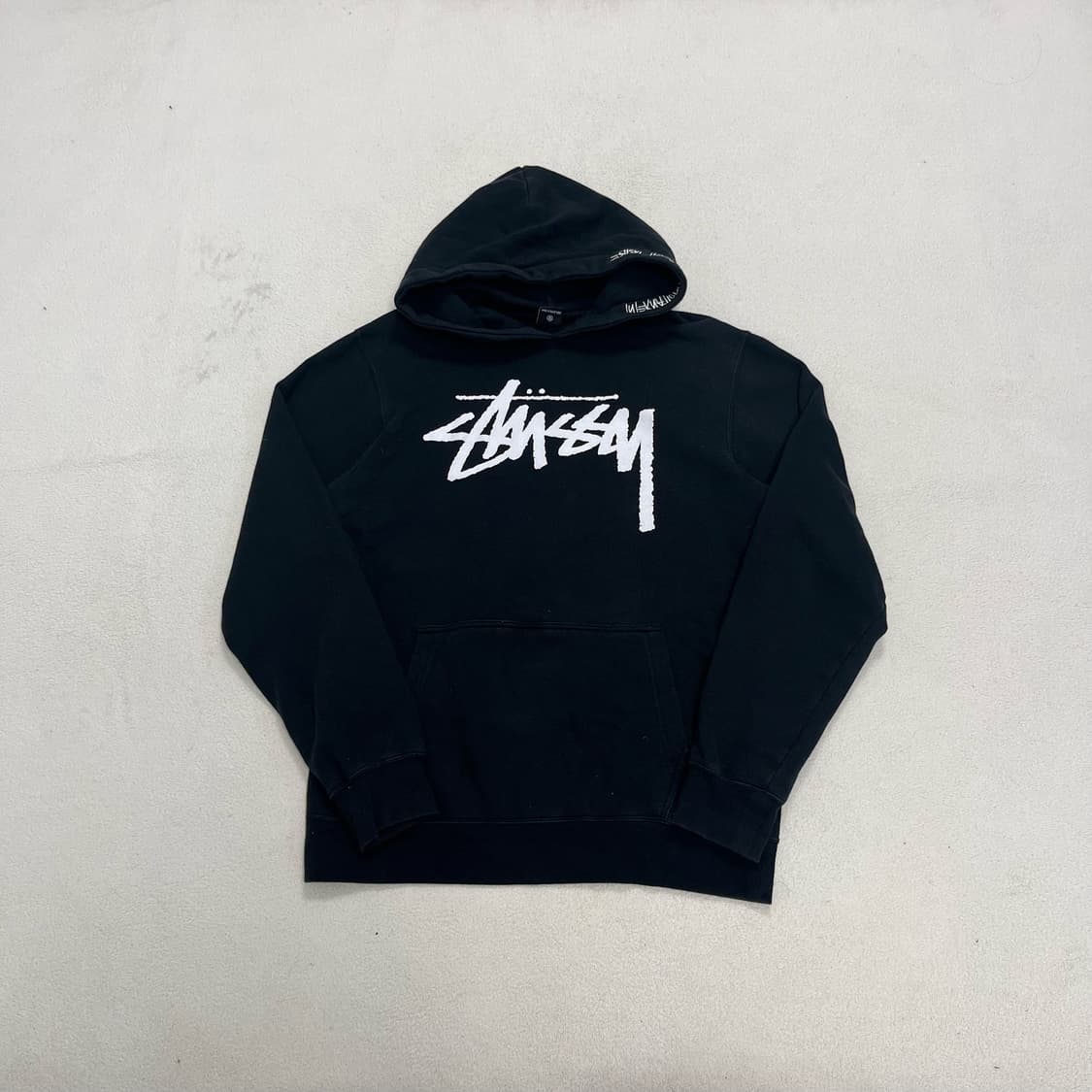 Stussy black hoodie 상품이미지4