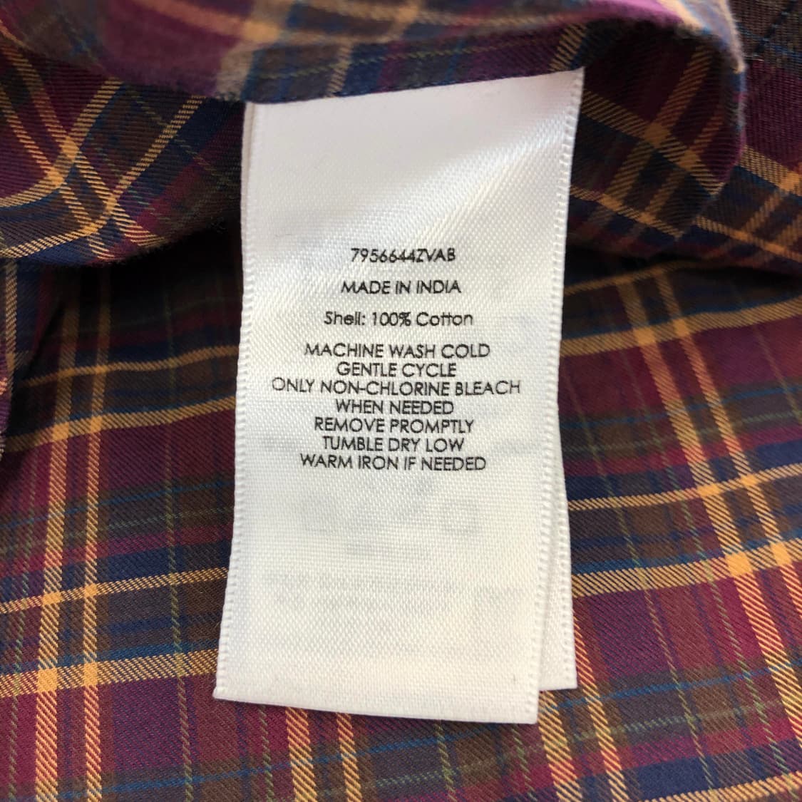폴로 랄프로렌 퍼플포니 타탄 체크셔츠 L 상품이미지6