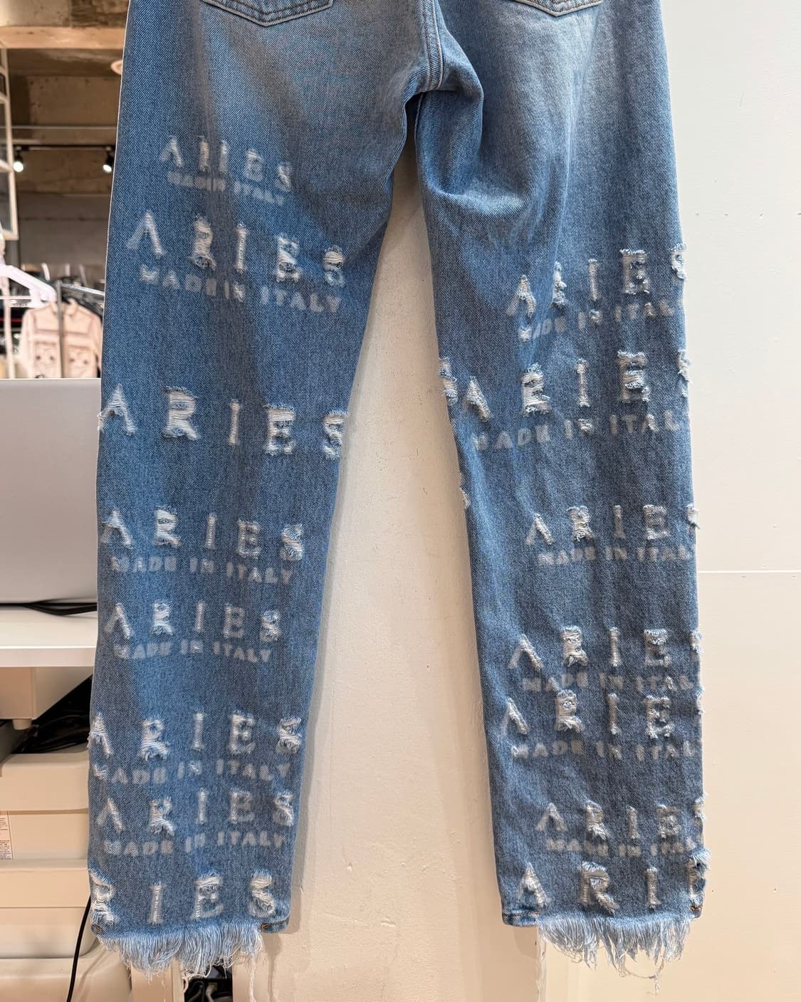 에리즈 데님 디스트로이드 팬츠  상품이미지8