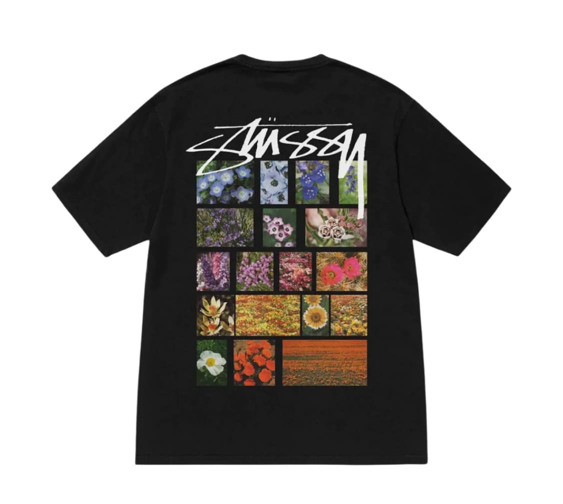 stussy flower T-shirt (M) 상품이미지1