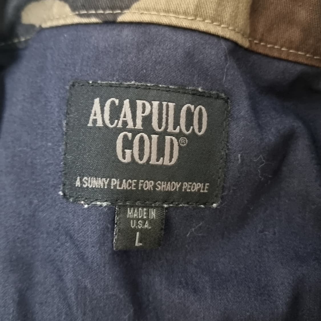 usa제 미군 우드랜드 아카풀코 골드 카모 야상 점퍼(L) 상품이미지3