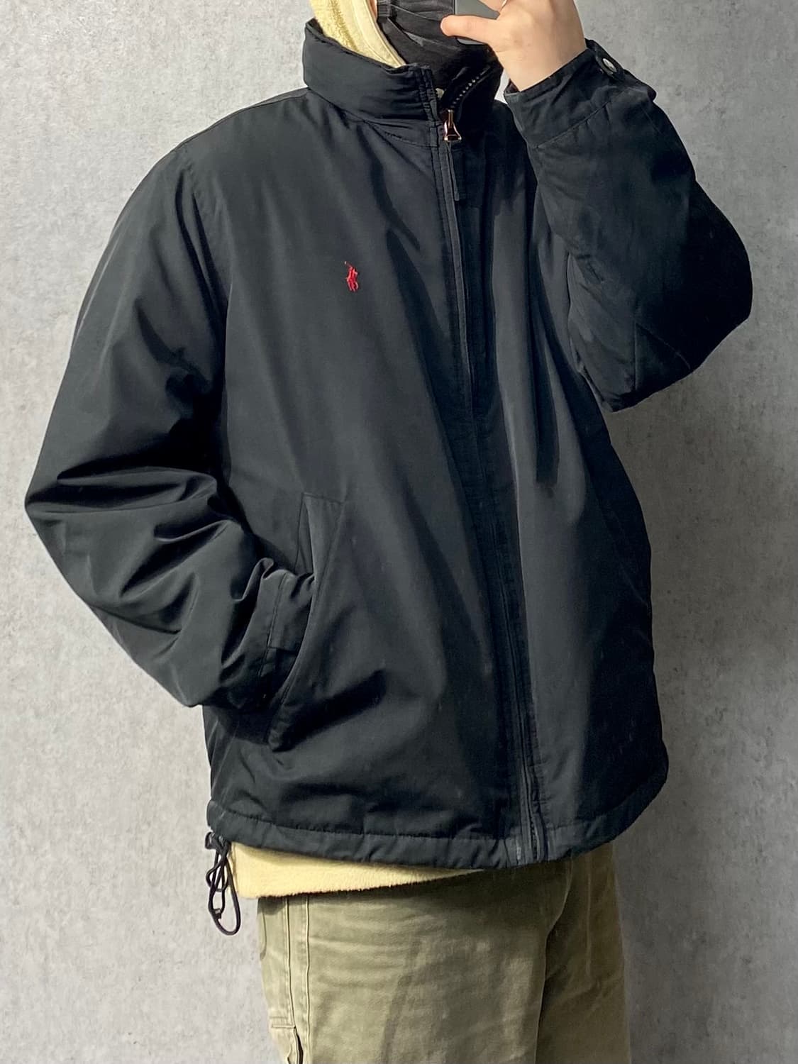 [XL] 90s 폴로 랄프로렌 블랙 폴리쉘 페리자켓 상품이미지9