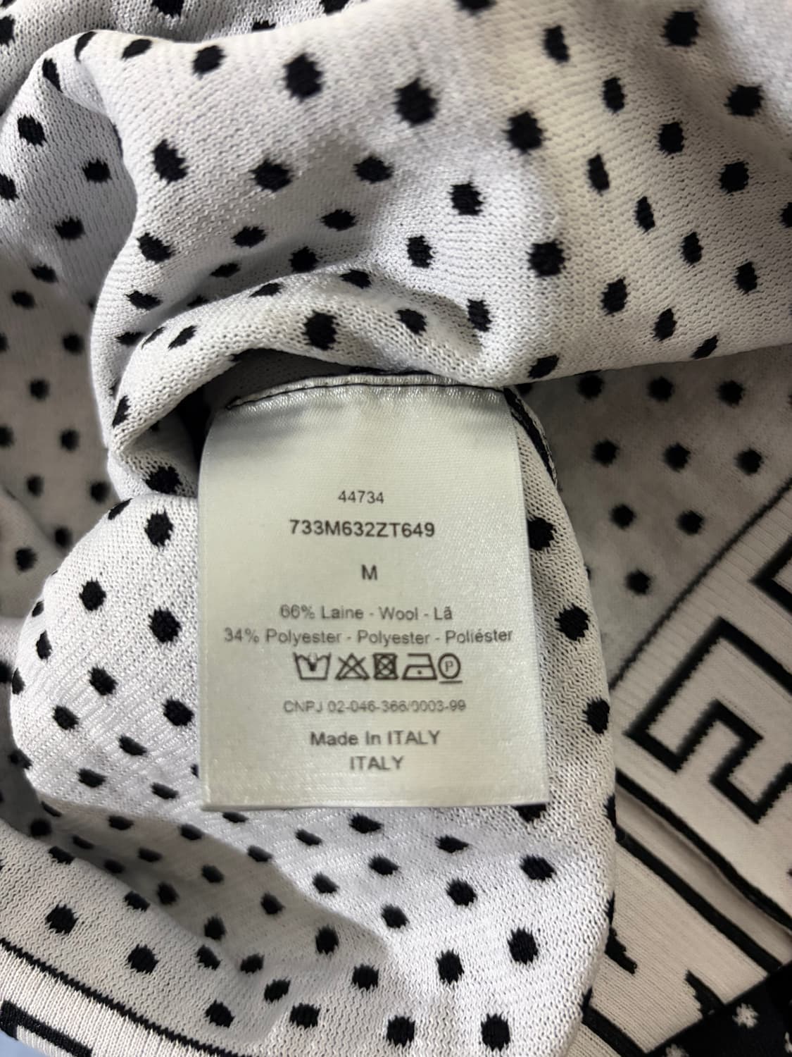 Dior NEWAVE 도트 긴팔니트 상품이미지4