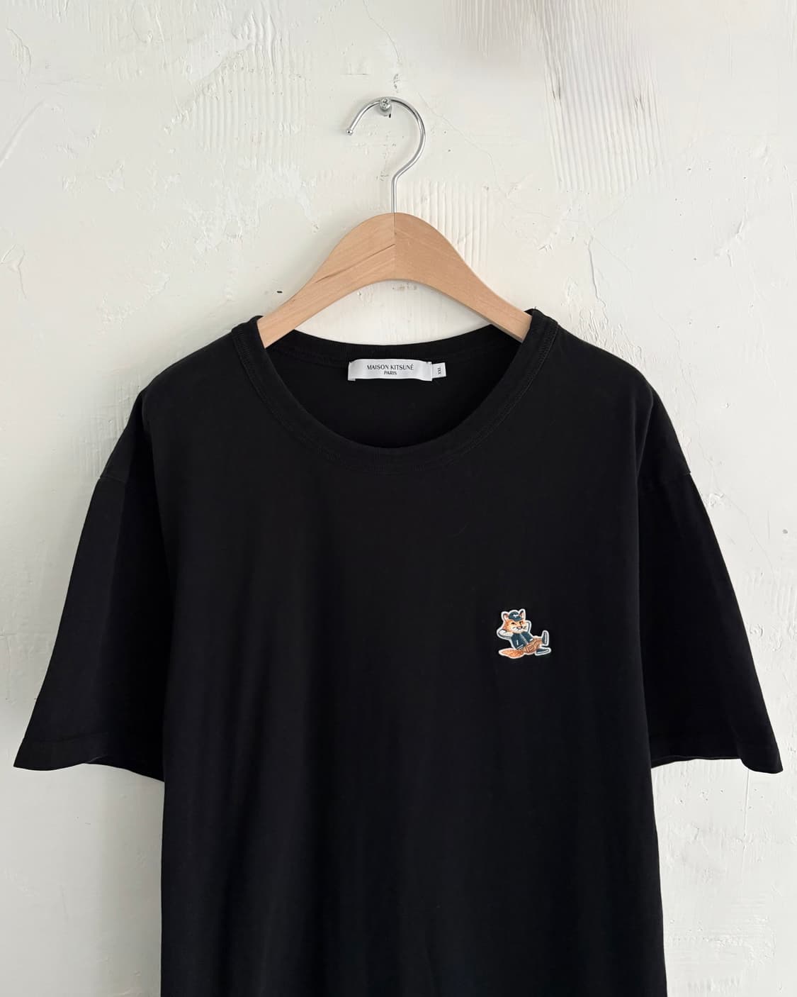 Maison Kitsuné 메종키츠네 블랙컬러 폭스로고 티셔츠 상품이미지2