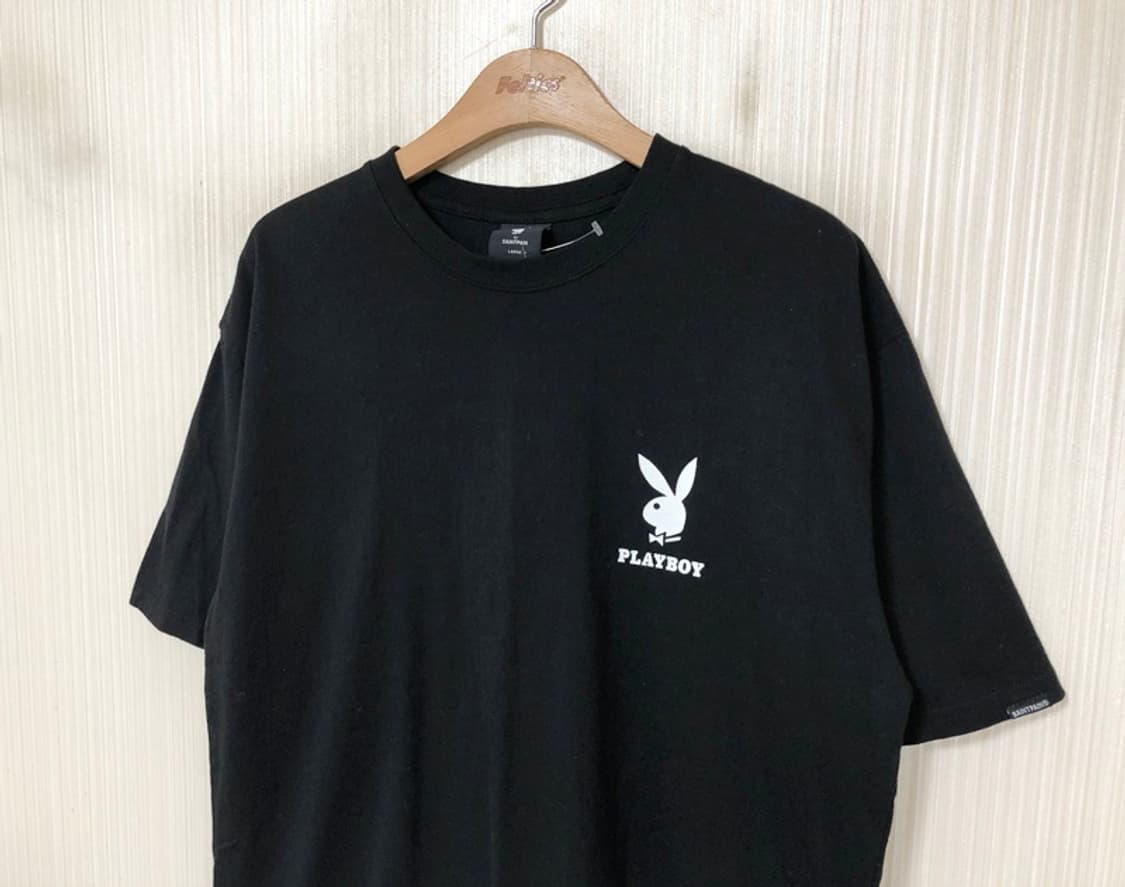 세인트페인(Saintpain)X플레이보이(Playboy) 버니 티셔츠 L 상품이미지7