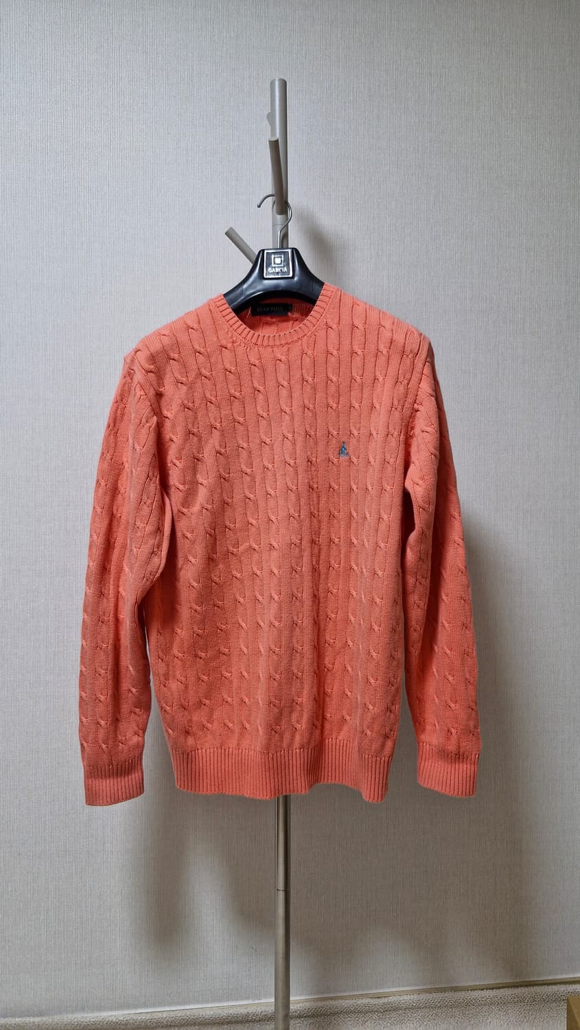 빈폴 코랄 핑크 꽈배기 니트 105 상품이미지1