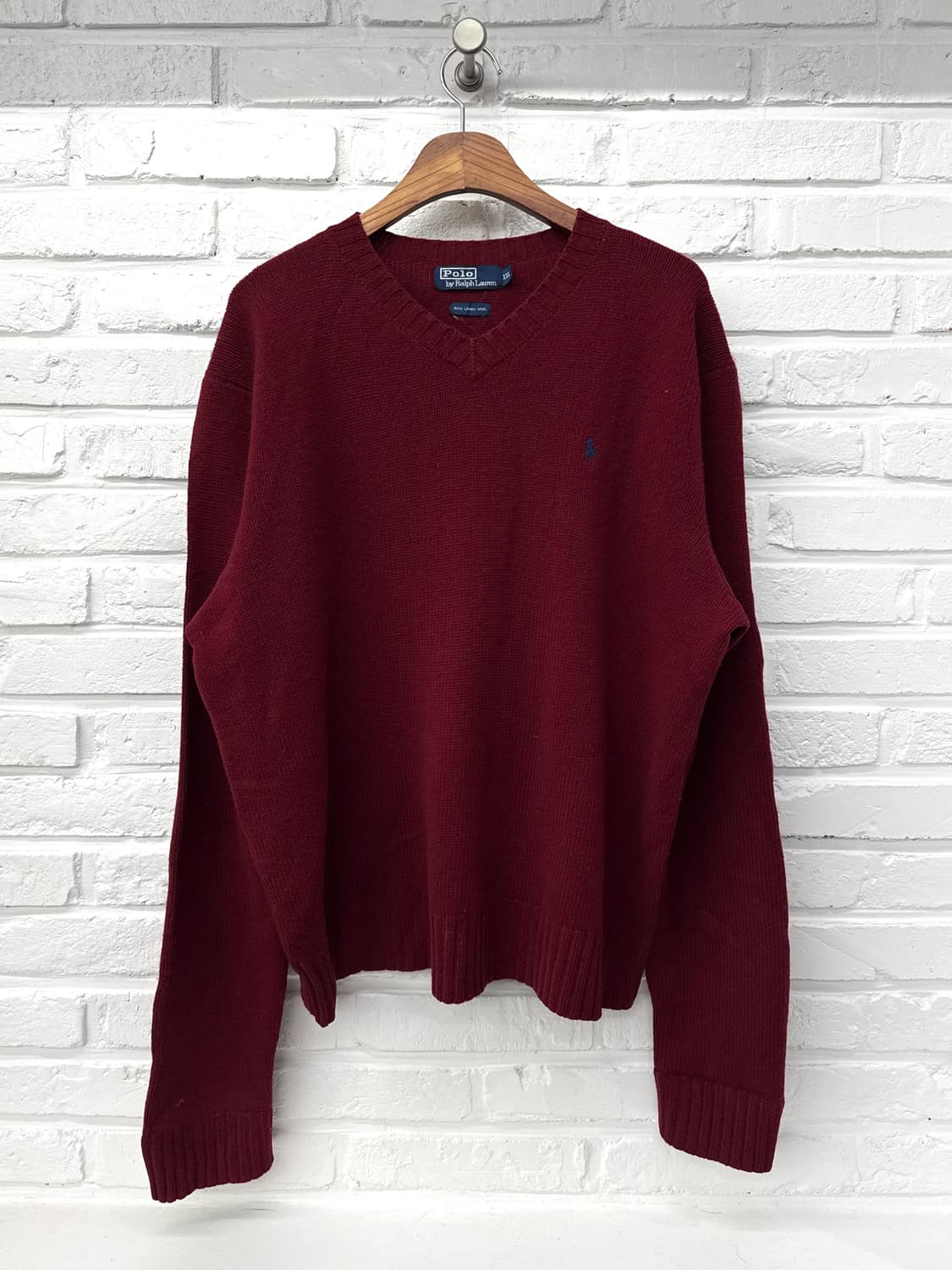 폴로 레드 램스울 니트  상품이미지3