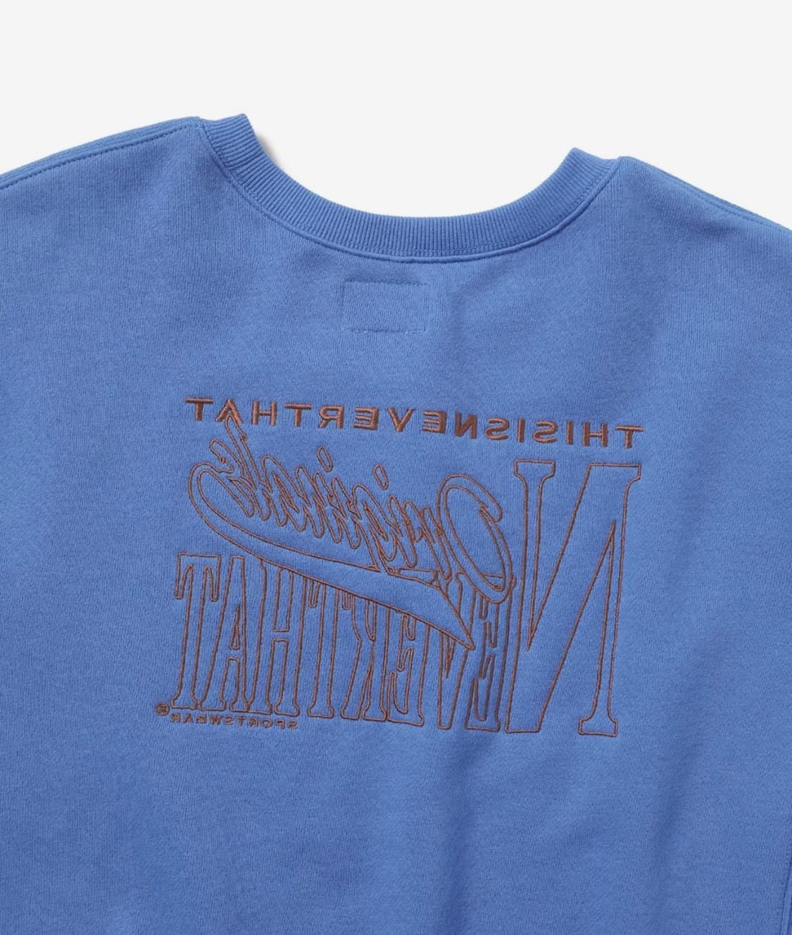 디스이즈네버댓 블루 맨투맨 xl 상품이미지3