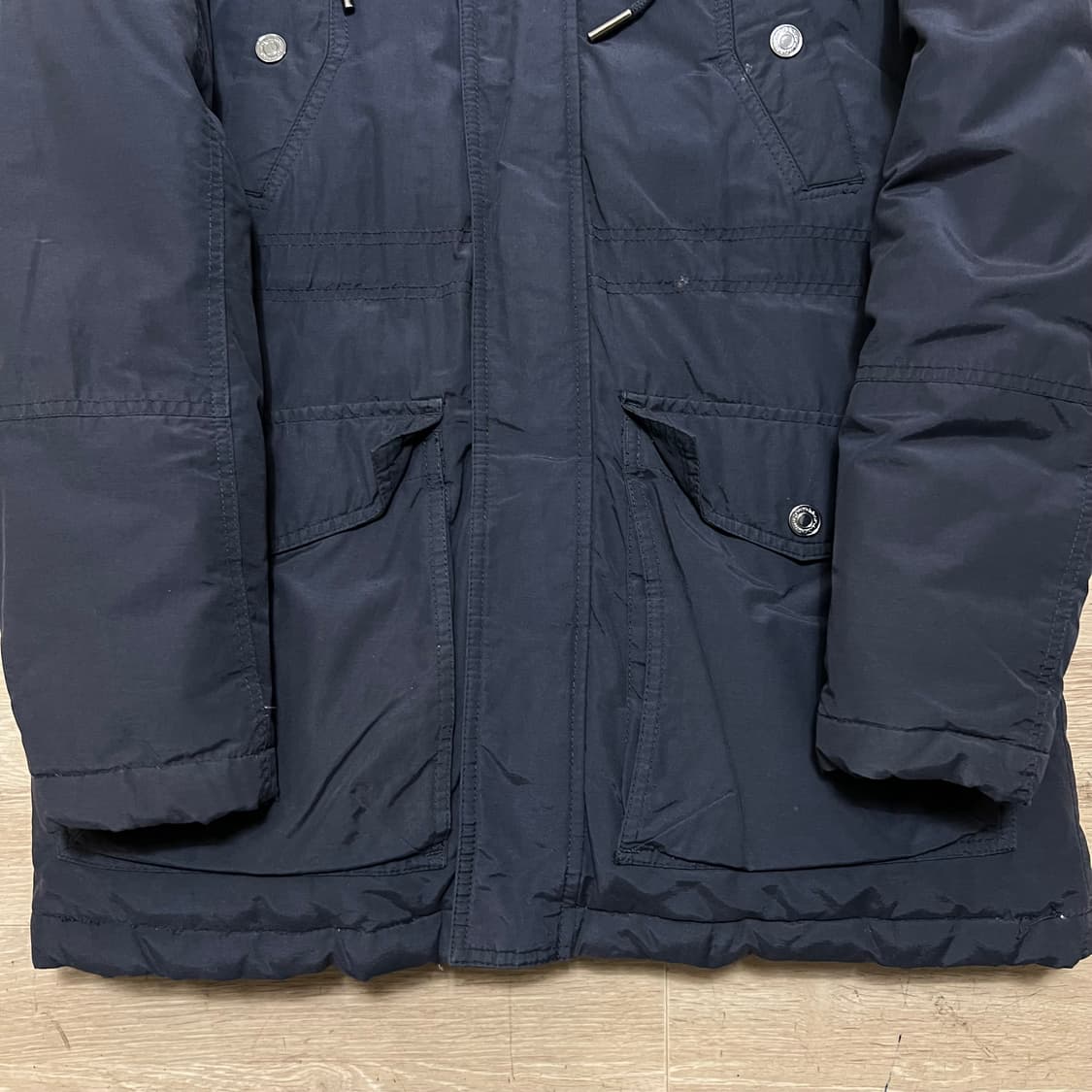 캘빈클라인 진스 여성 후드 야상패딩 점퍼 [네이비] L/100 상품이미지3