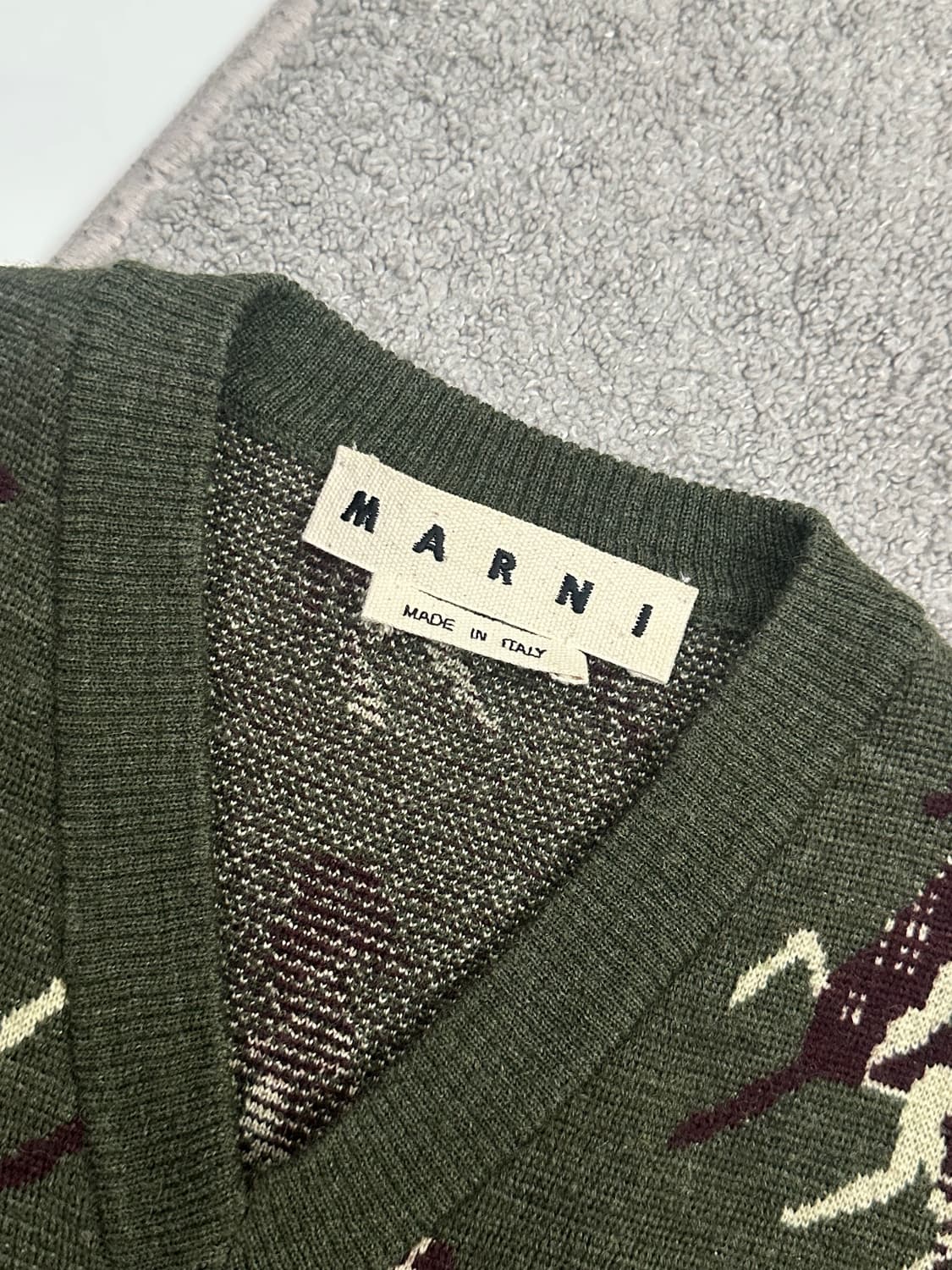 [MARNI] 라이딩 자카드 니트 베스트 상품이미지5