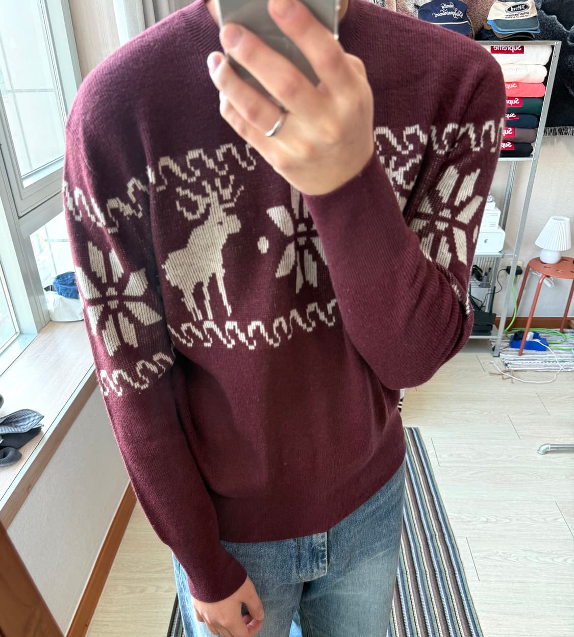 40s 리바이스 lvc 순록 니트 상품이미지1