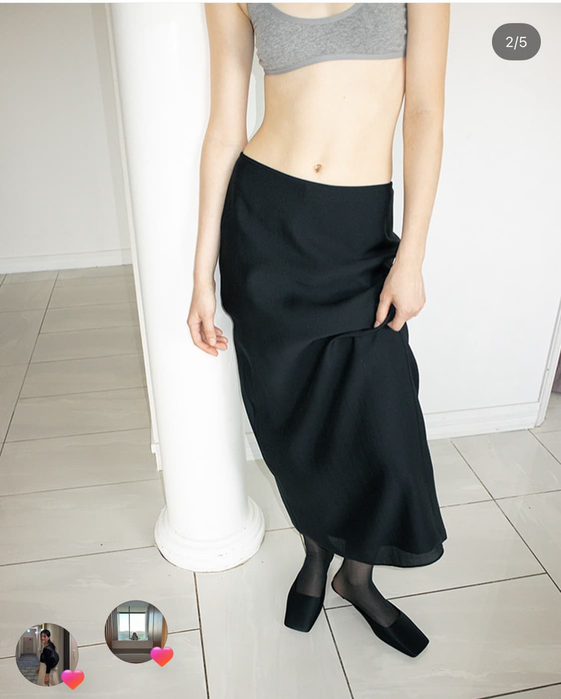 Le17septembre 소피아 시어 스커트 상품이미지1