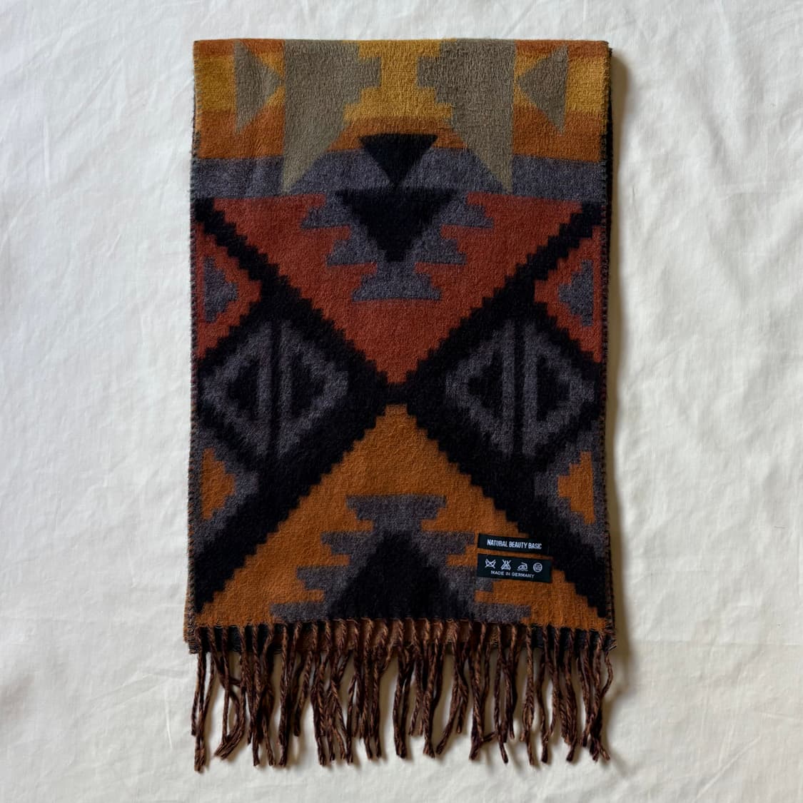 독일 나바호 패턴 양면 울 아크릴 머플러 상품이미지3