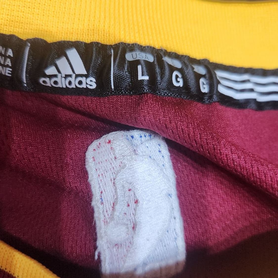 [L]아디다스 버건디 르브론제임스 져지 상품이미지7
