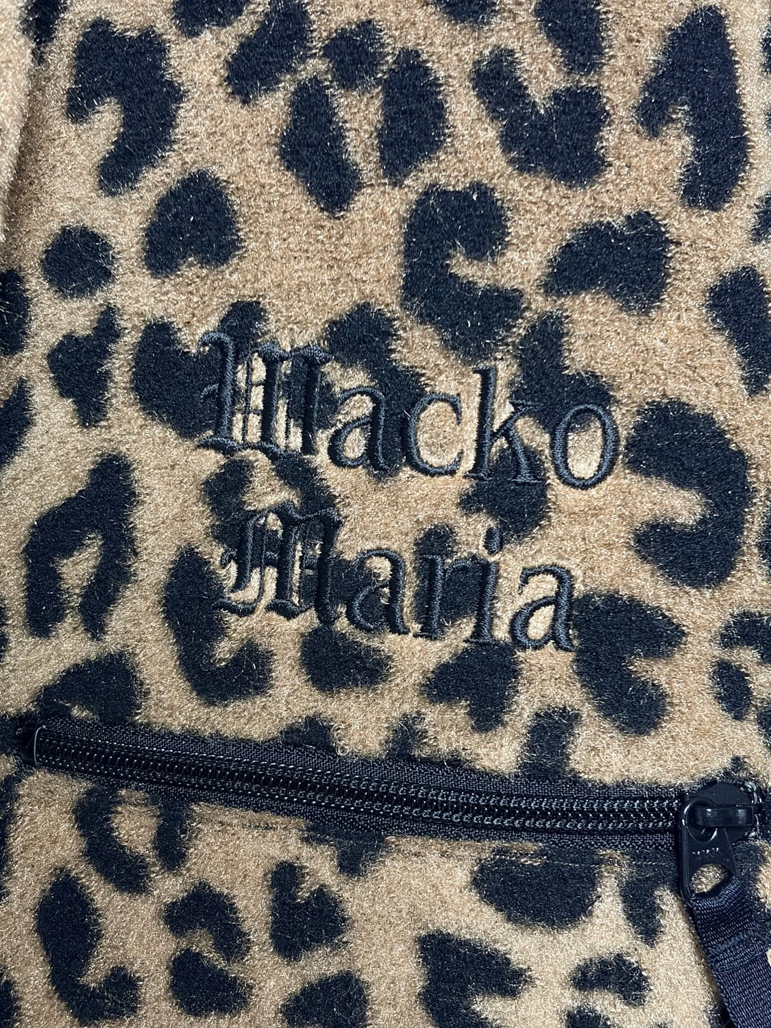 와코마리아 레오파드 후리스 m 상품이미지4