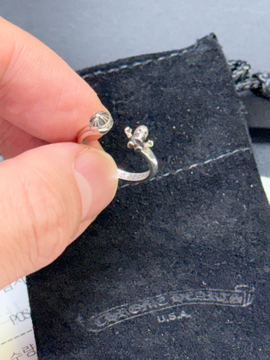 크롬하츠 포티 크로스볼 버블검링 상품이미지5