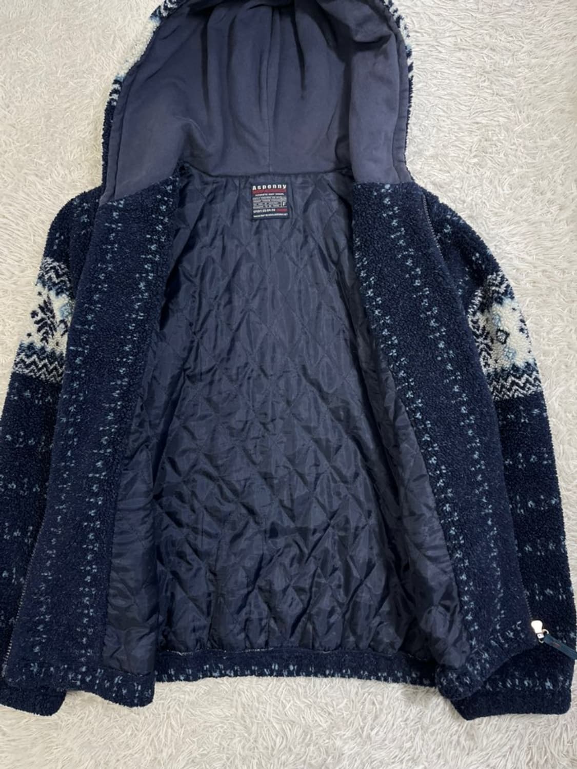 빈티지 노르딕 후리스 후디 자켓/#2877 상품이미지4