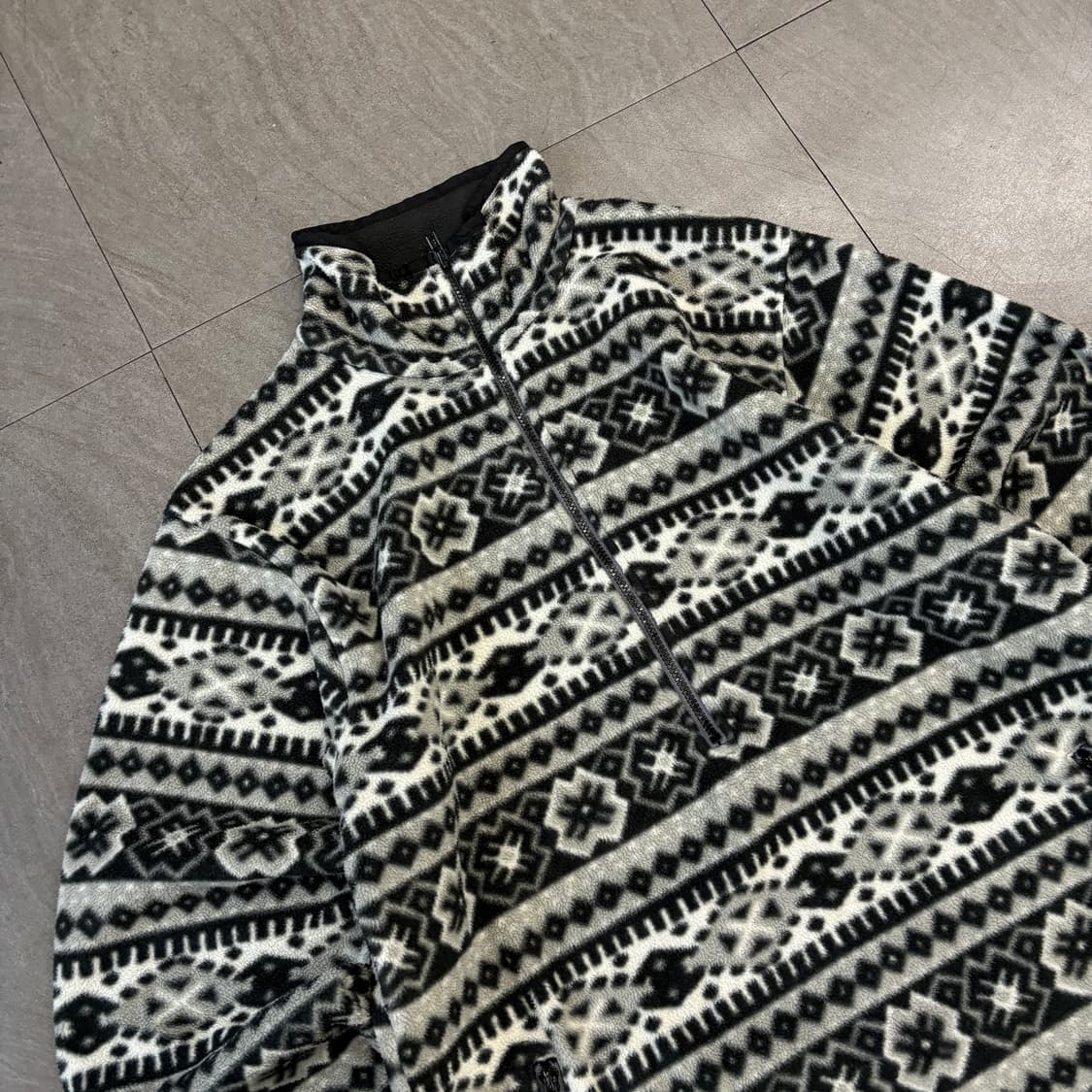 90s L.L.bean 90년대 생산 엘엘빈 아즈텍 플리스 신칠라 상품이미지2