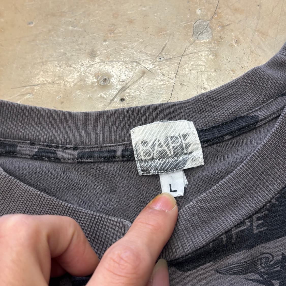 L 베이프 반팔티 상품이미지4