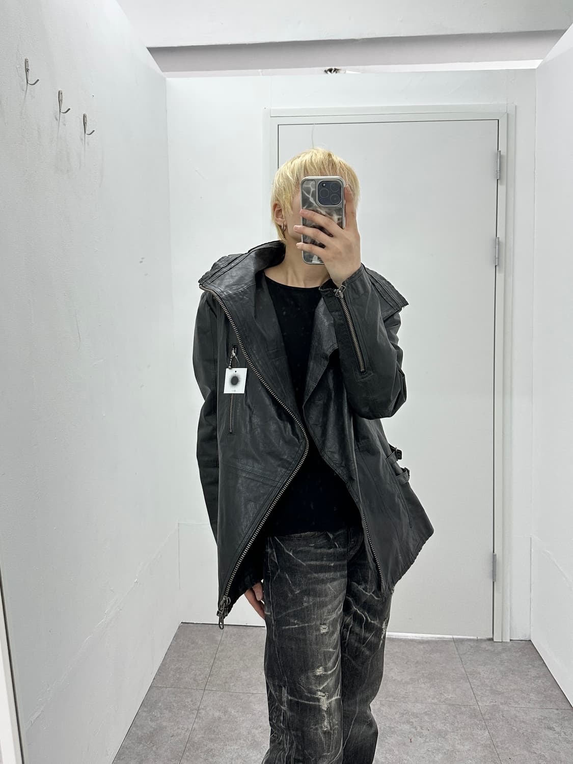 Maniac Works Goat Skin Asymmetric 2-Way 상품이미지8