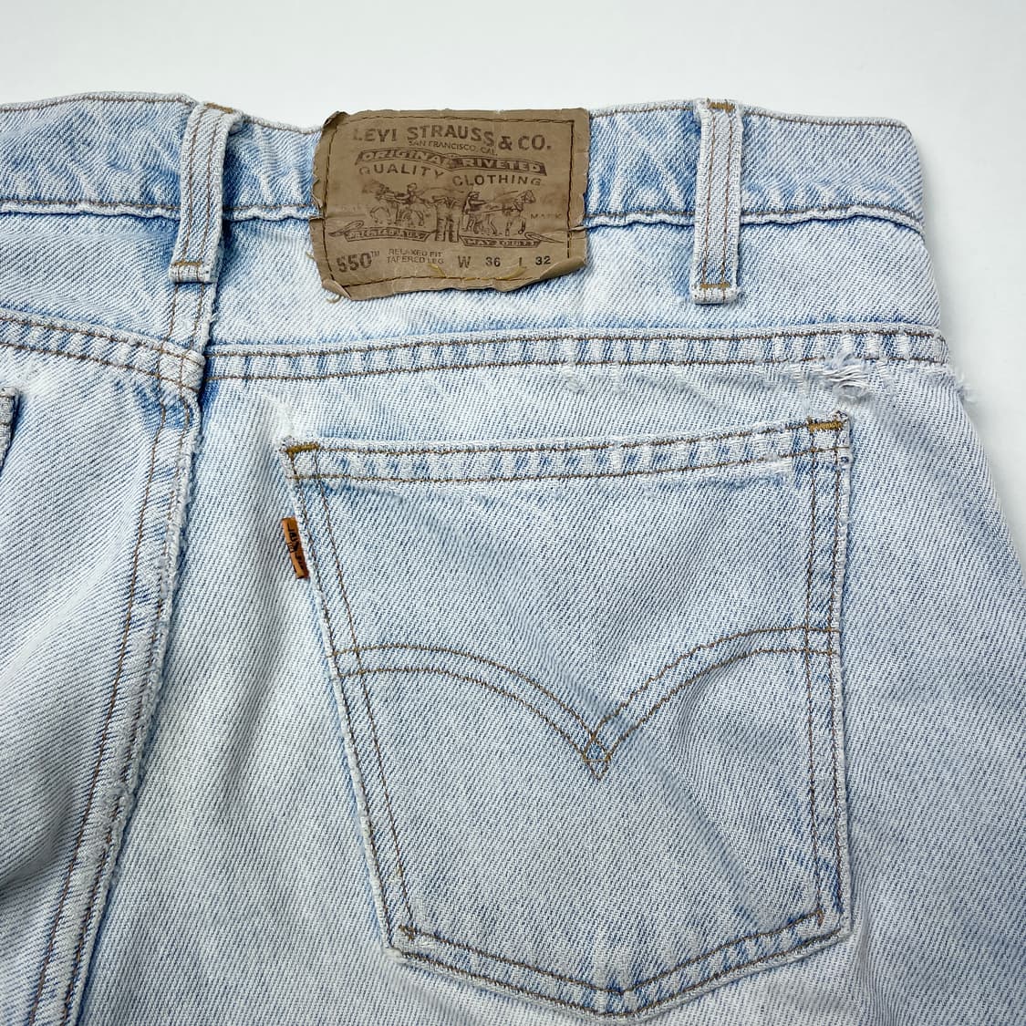 리바이스 550 오렌지탭 릴렉스핏 데님 팬츠 상품이미지8