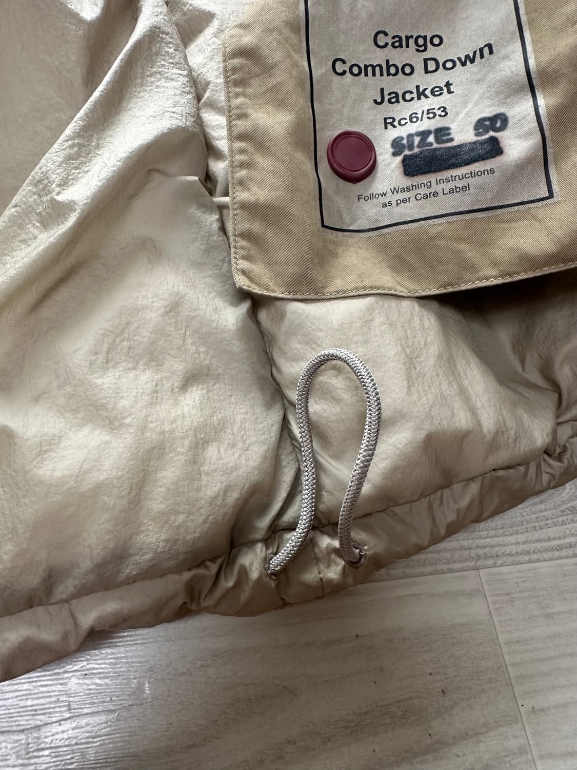 텐씨 카고 콤보 다운 재킷 - 베이지 상품이미지6