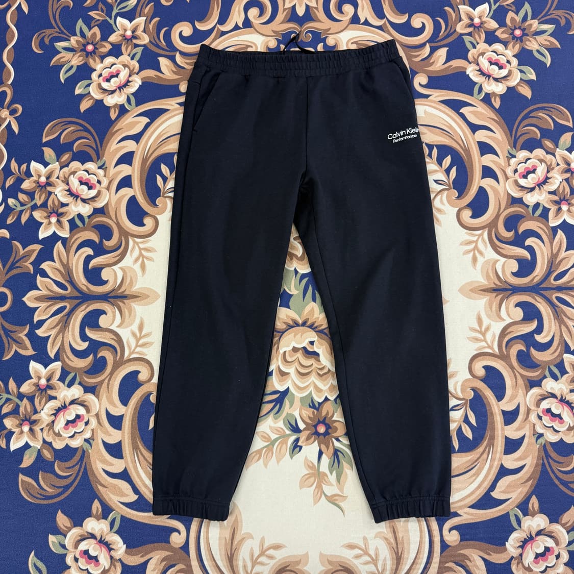 (XXL)캘빈클라인 Calvinklein 코튼 조거팬츠(블랙) 상품이미지1