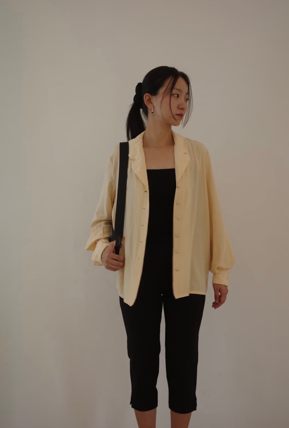 셀린느 비스코스 옐로우 셔츠 상품이미지8