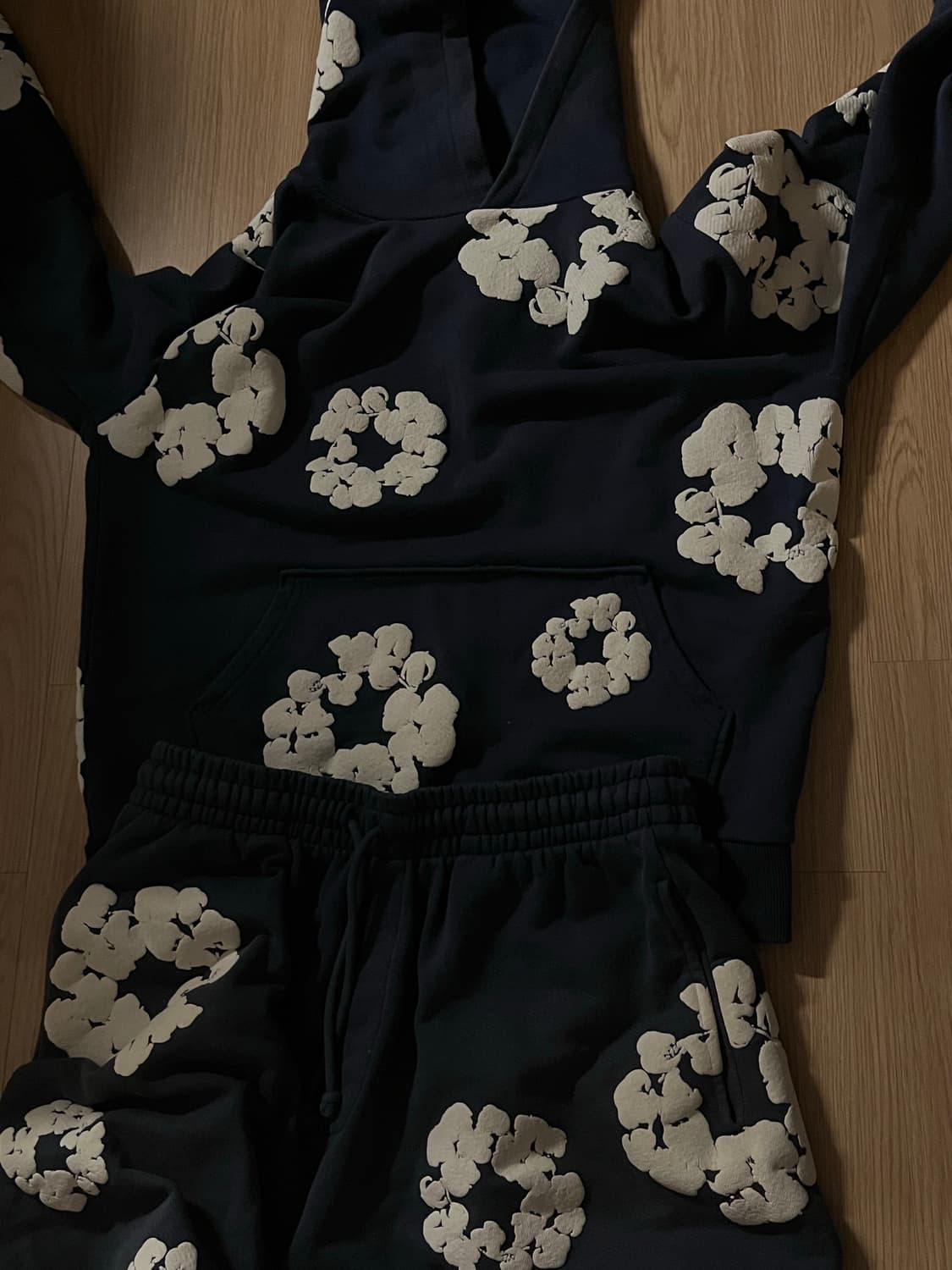 정품 데님티어스 셋업 급처 (후드티) (팬츠) 상품이미지1