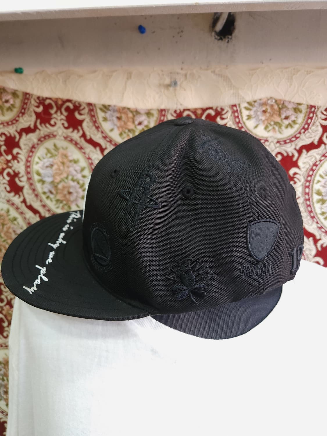 NBA 올팀 자수로고 스냅백 

 상품이미지2