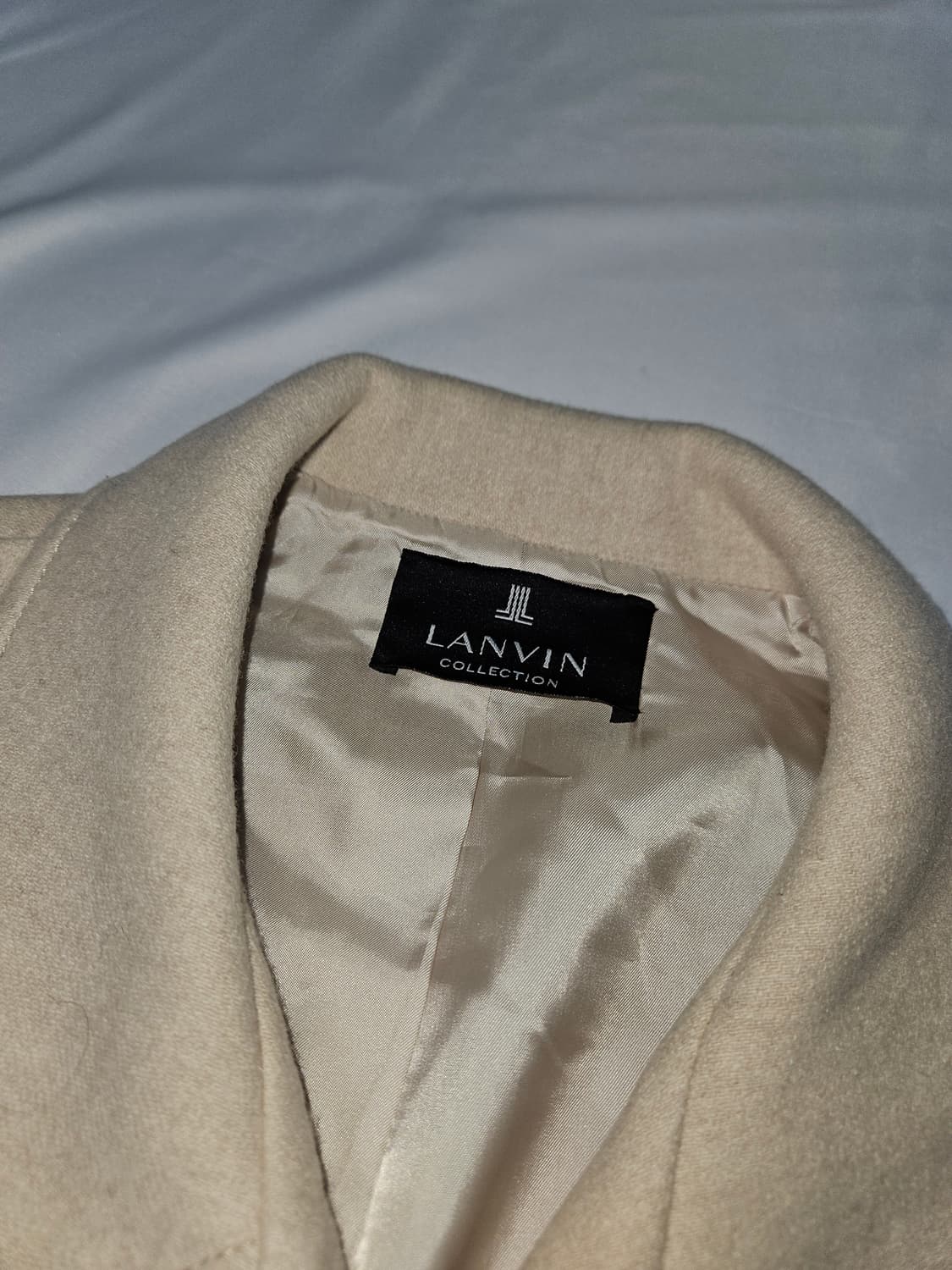 LANVIN 랑방컬렉션 아이보리 숏코트 핸드메이드 여성 82 F 상품이미지3