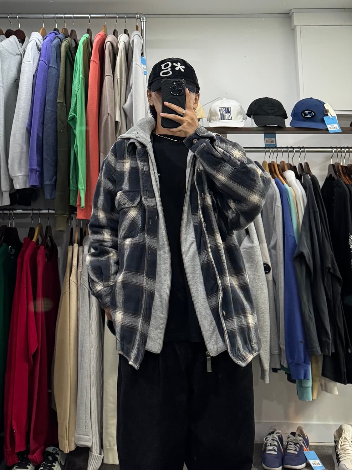 필드앤스트림 플란넬 후드 셔츠 자켓 상품이미지8