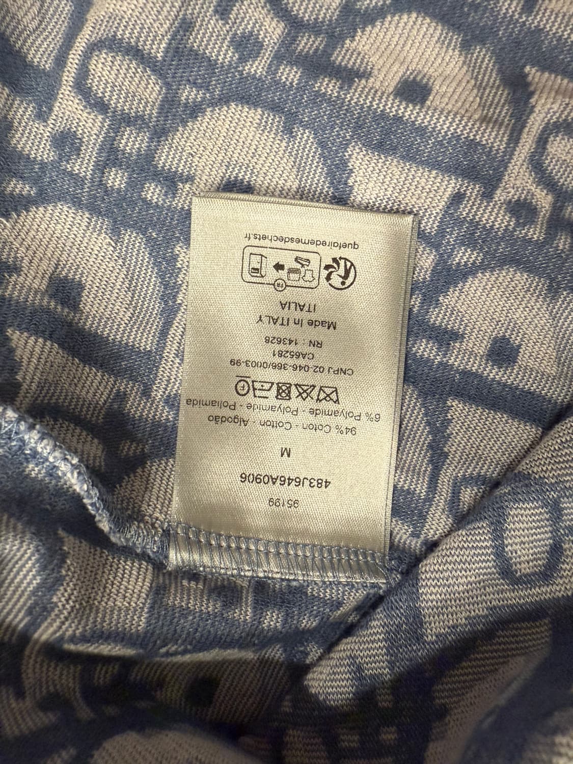 25ss 디올 오블리크 반팔 상품이미지5