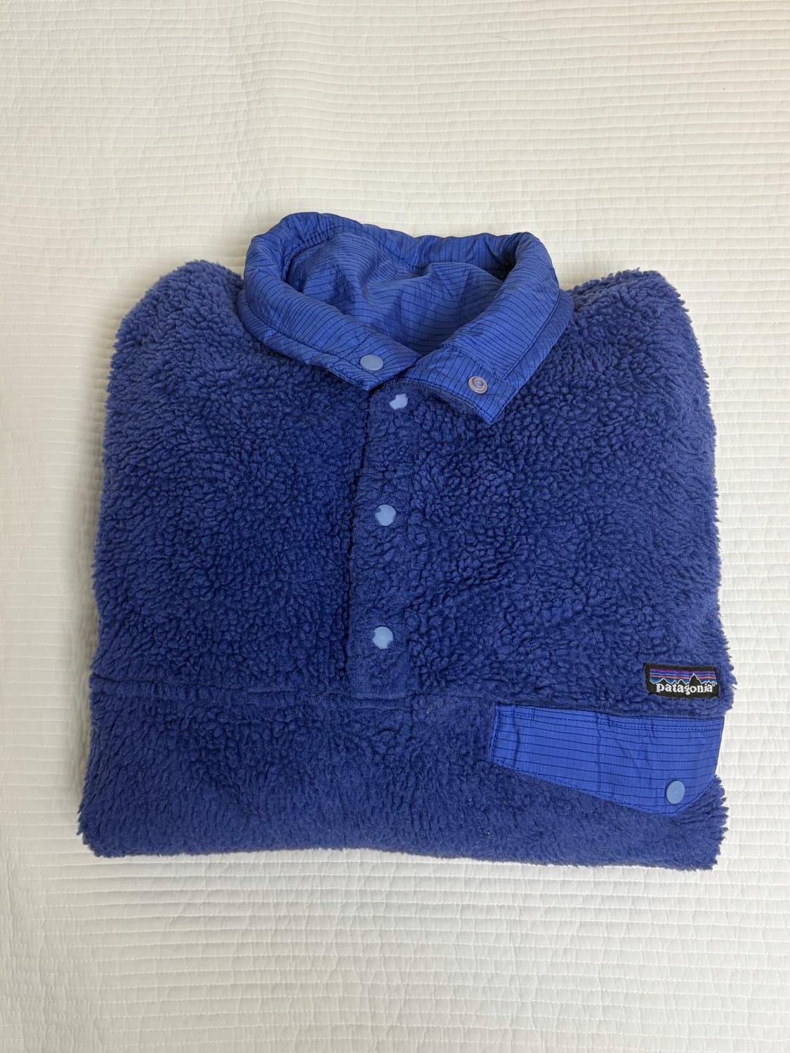 파타고니아 글리세이드 리버시블 신칠라 플리스 블루 m 상품이미지1