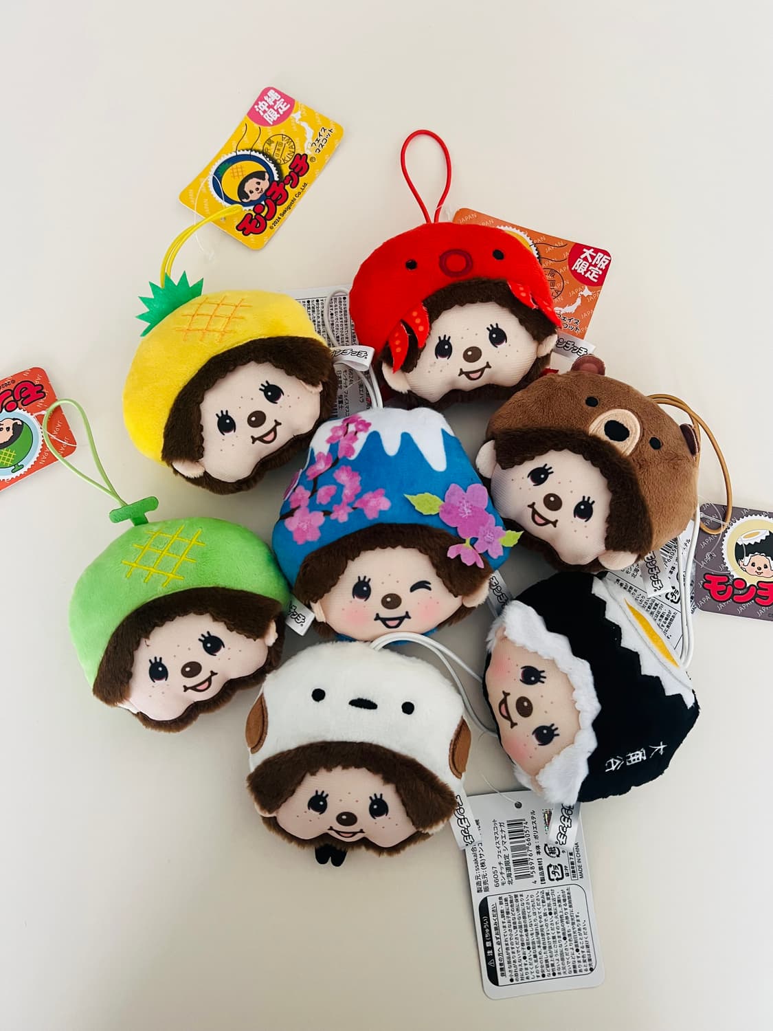 몬치치 키링 몬치치 페이스 키링  상품이미지1